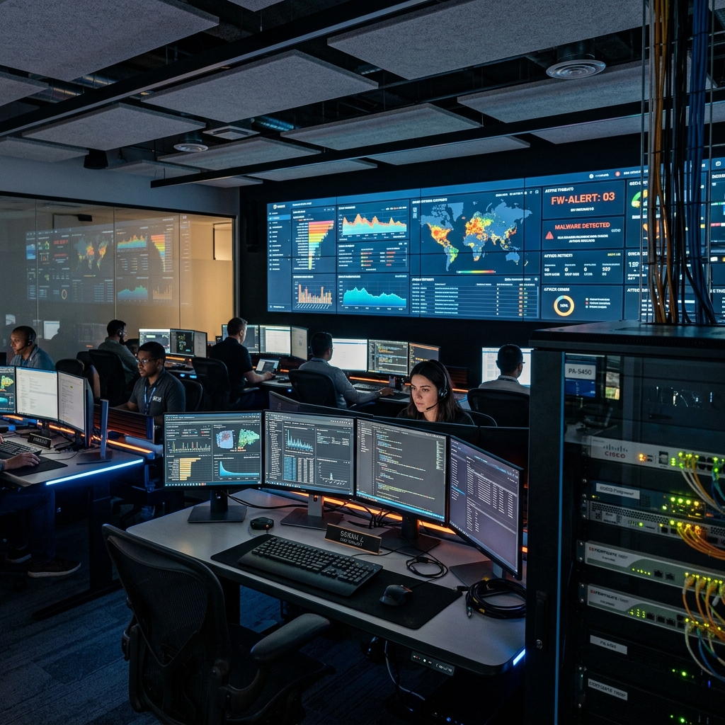 Cyber Security Operations Center and Threat Monitoring