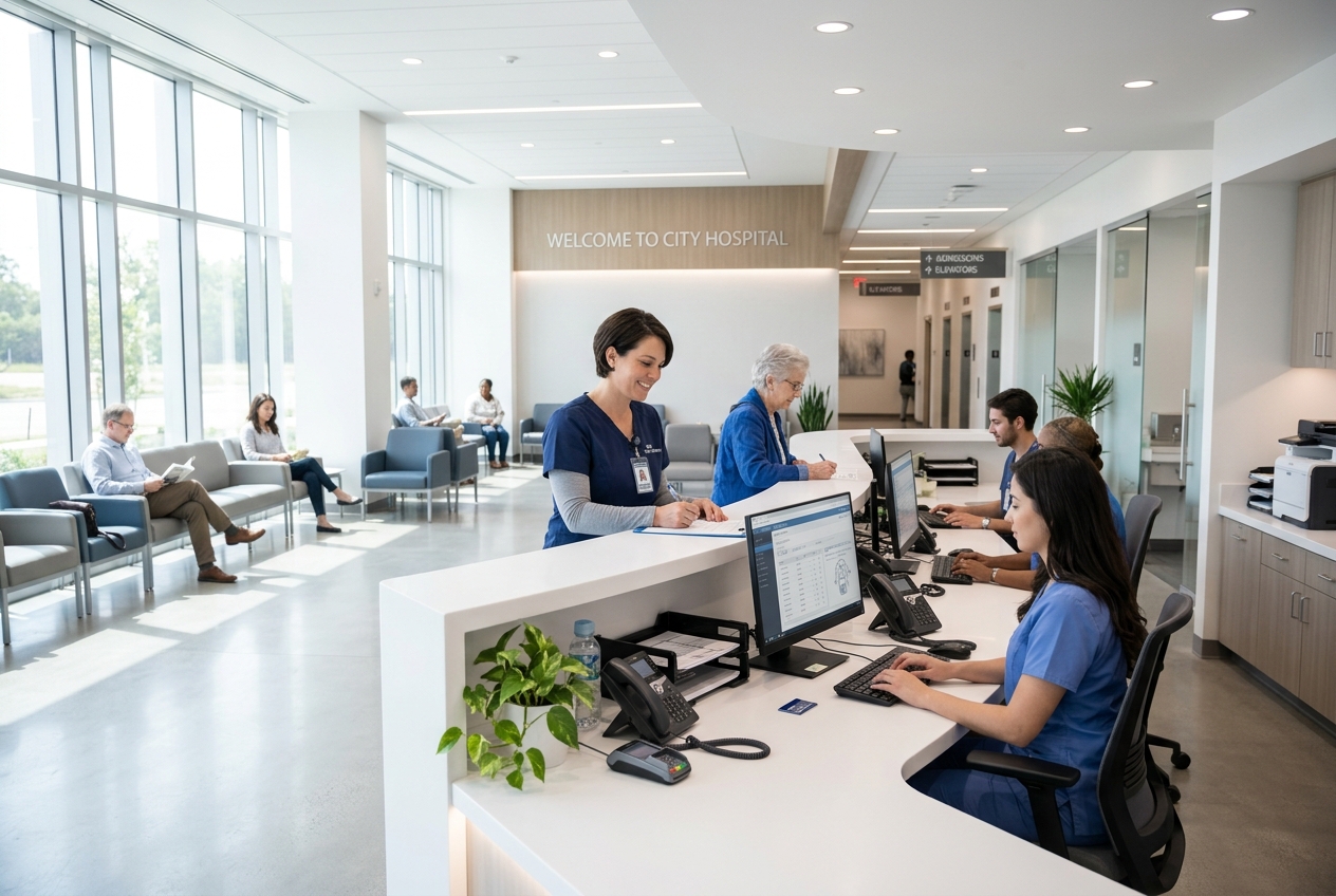 Hospital reception